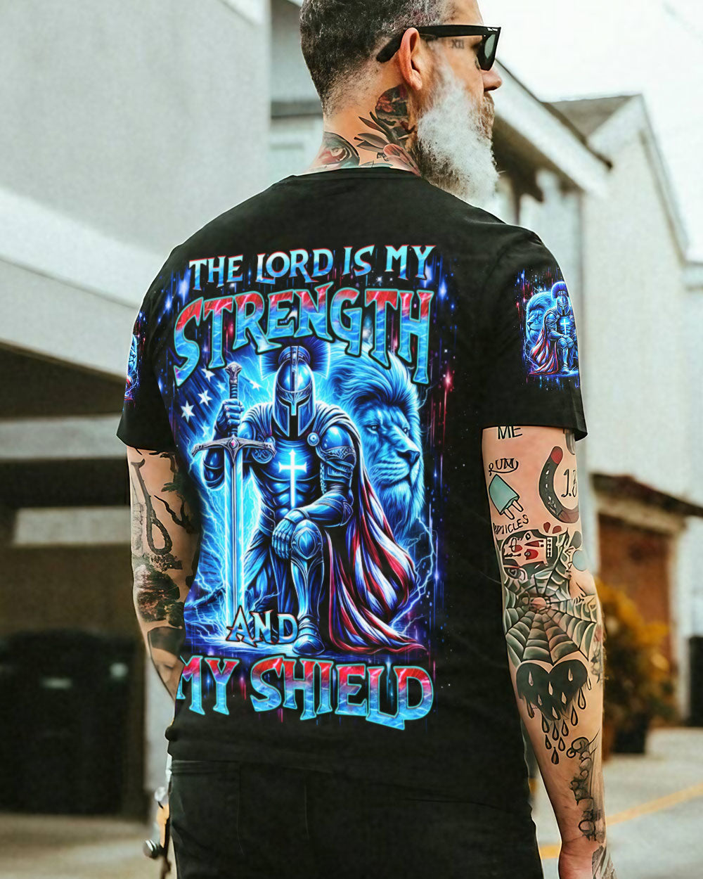 The Lord Is My Strength Men's All Over Print Shirt - Yhhn0912243