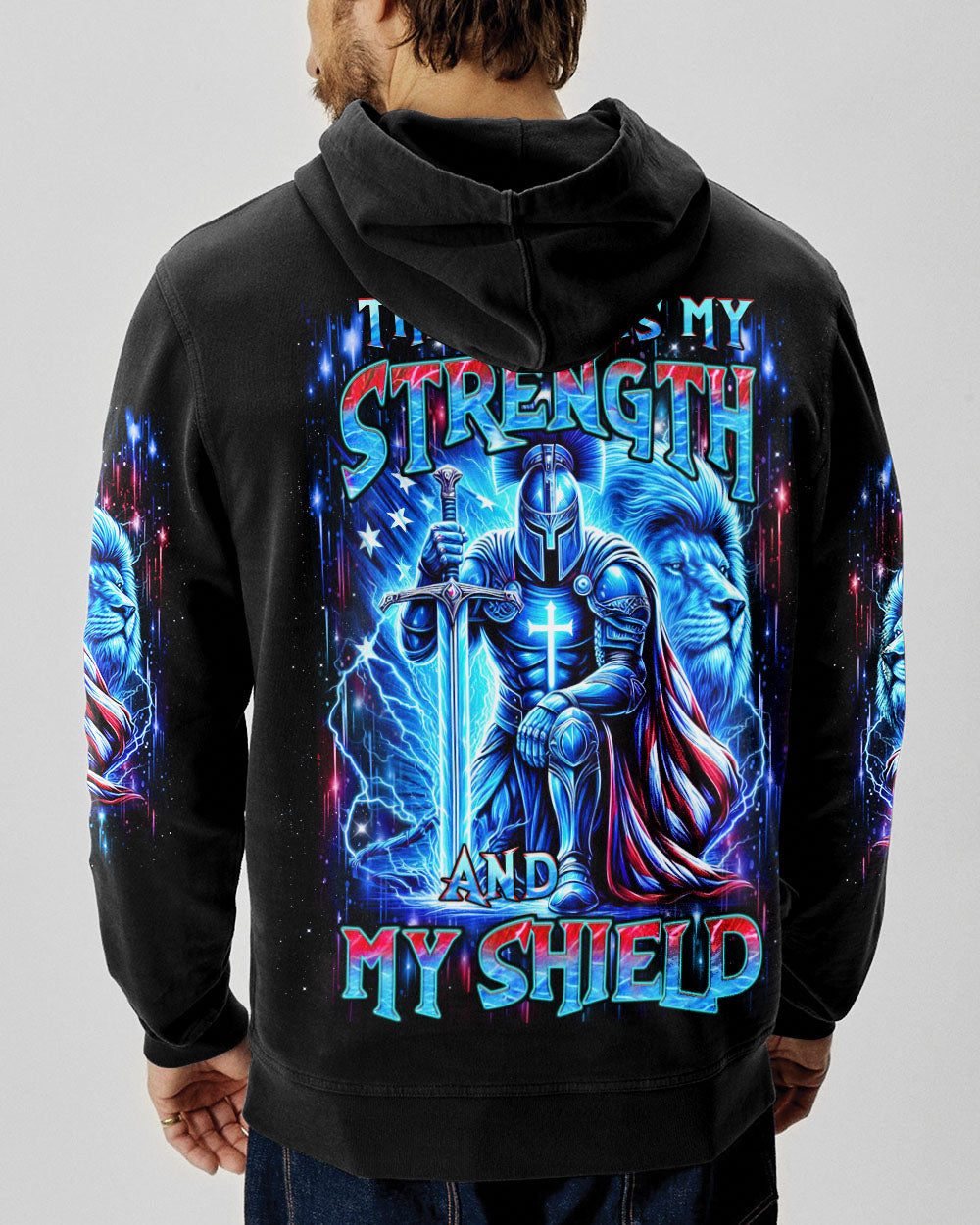 The Lord Is My Strength Men's All Over Print Shirt - Yhhn0912243