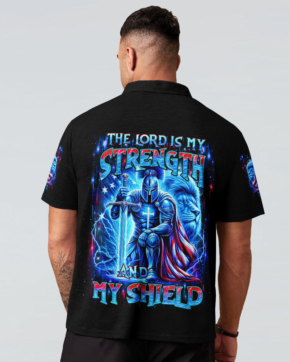 The Lord Is My Strength Men's All Over Print Shirt - Yhhn0912243