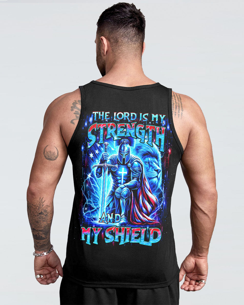 The Lord Is My Strength Men's All Over Print Shirt - Yhhn0912243