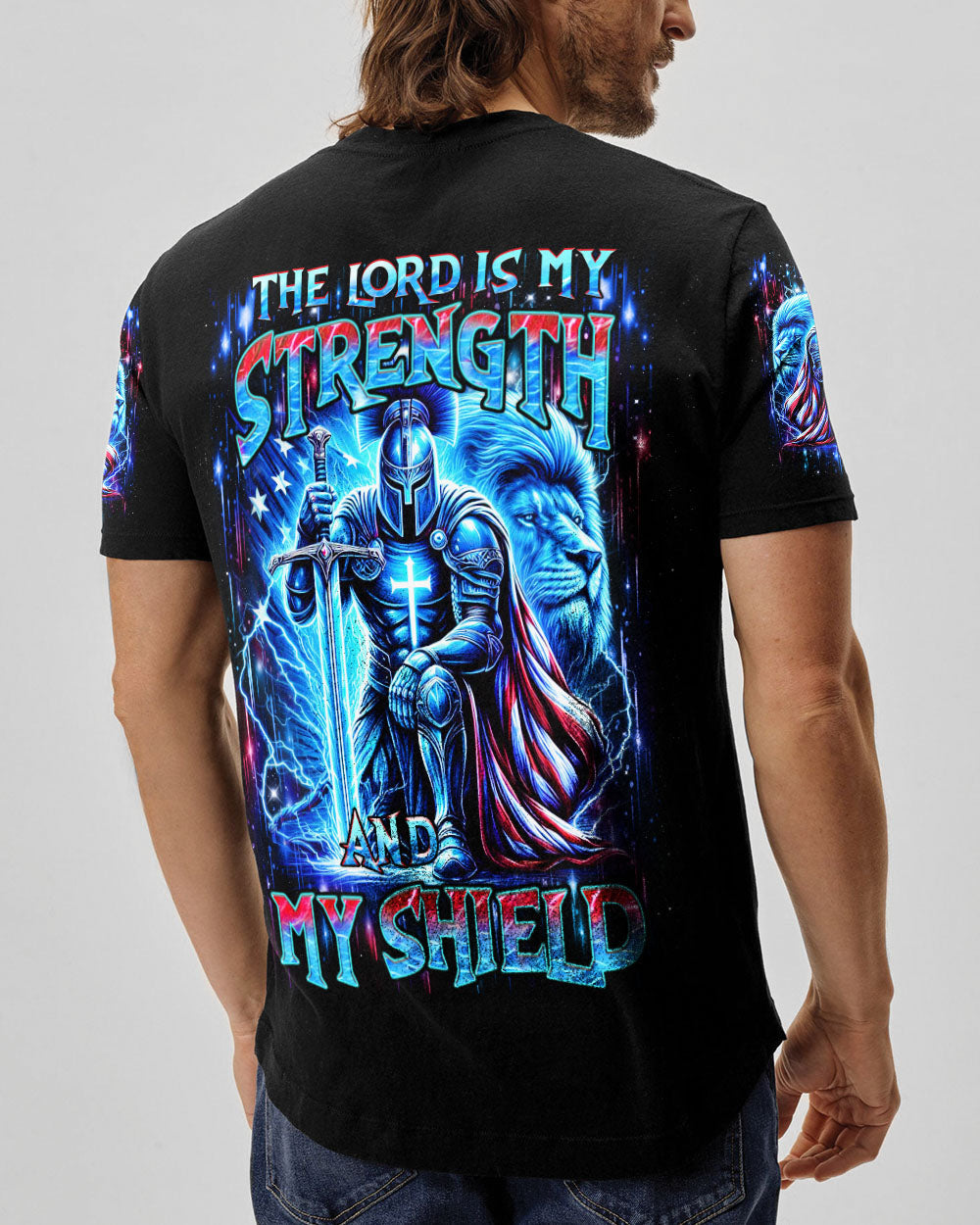 The Lord Is My Strength Men's All Over Print Shirt - Yhhn0912243