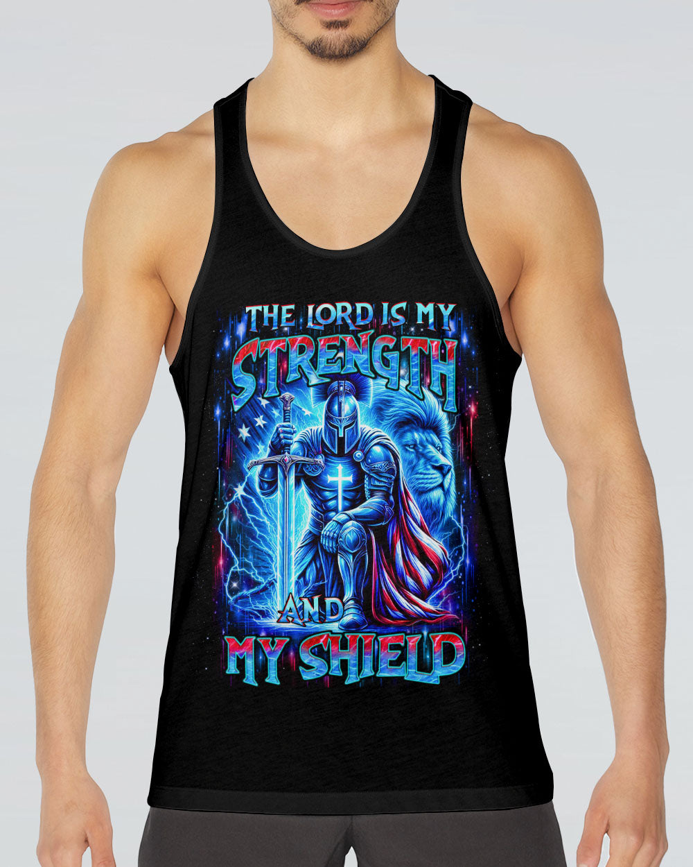 The Lord Is My Strength Men's All Over Print Shirt - Yhhn0912243