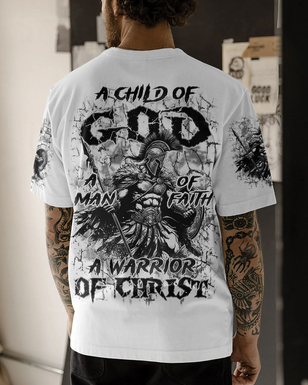 A Warrior Of Christ Men's All Over Print Shirt - Yhhn1612243