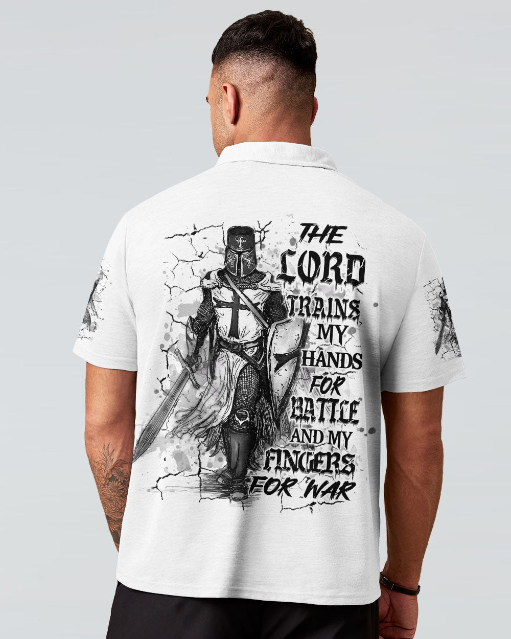 The Lord Trains My Hands Men's All Over Print Shirt - Yhhn1702353