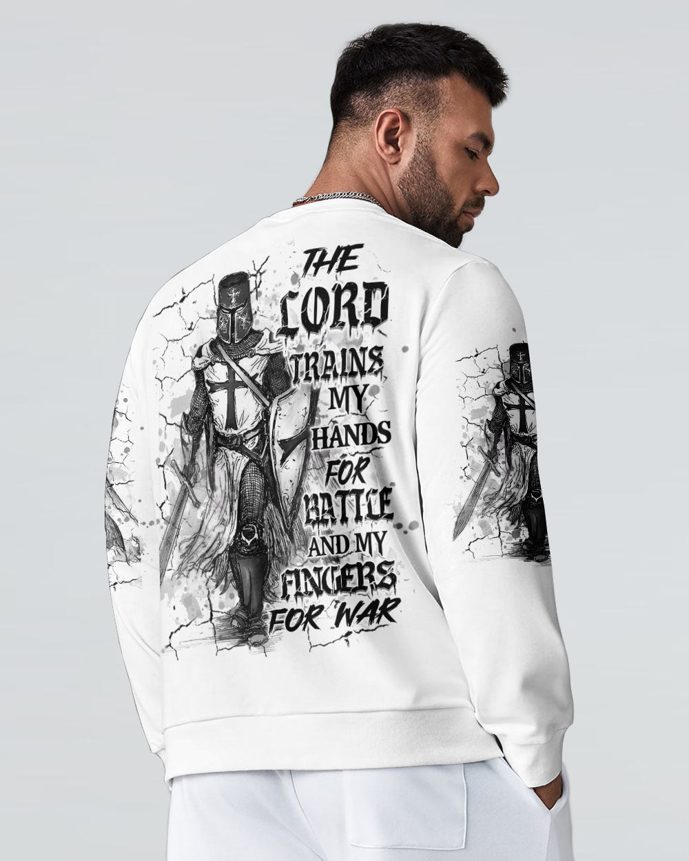 The Lord Trains My Hands Men's All Over Print Shirt - Yhhn1702353