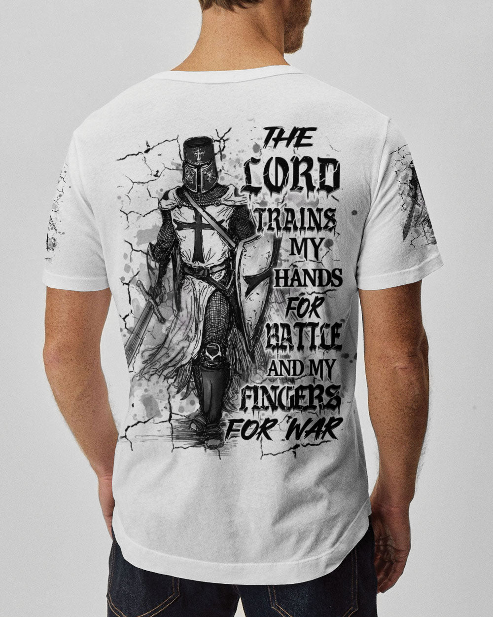 The Lord Trains My Hands Men's All Over Print Shirt - Yhhn1702353