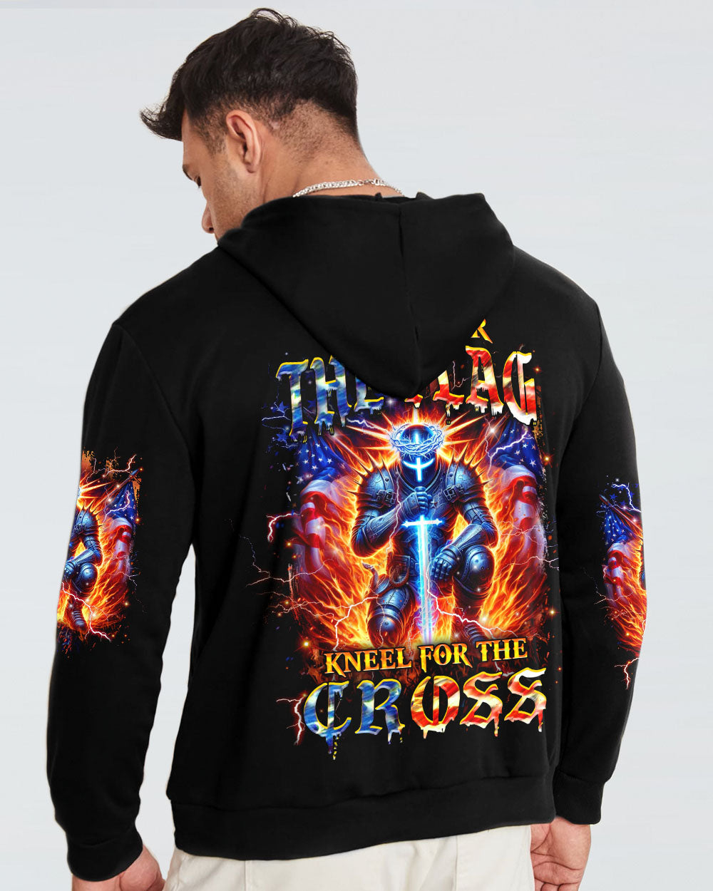 Stand For The Flag Kneel For The Cross Men's All Over Print Shirt - Yhhn1908241