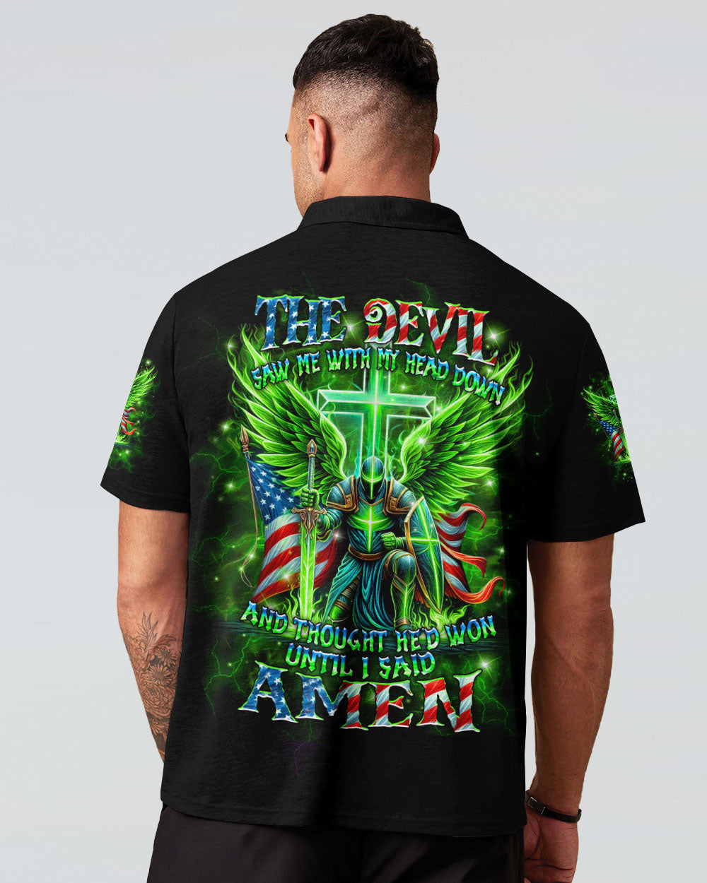 The Devil Saw Me With My Head Down Men's All Over Print Shirt - Yhhn1909242