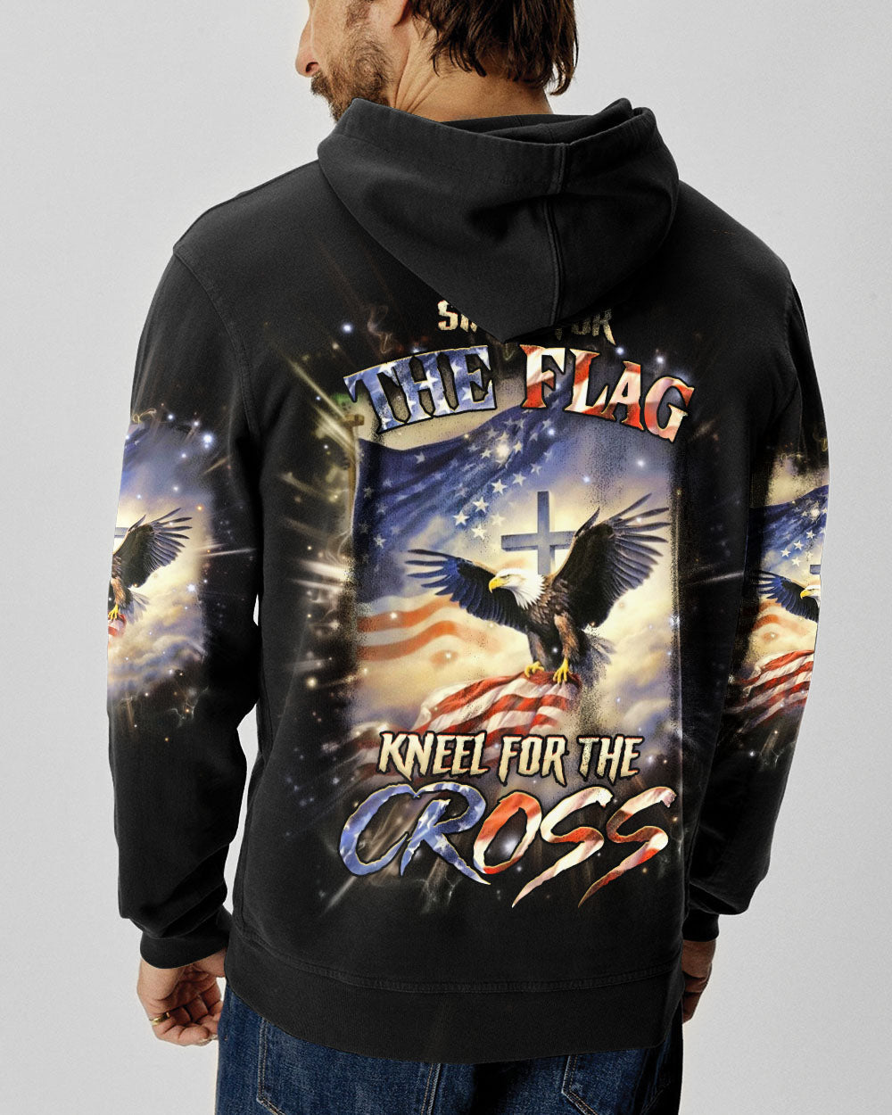 Stand For The Flag Kneel For The Cross Men's All Over Print Shirt - Yhhn2009241