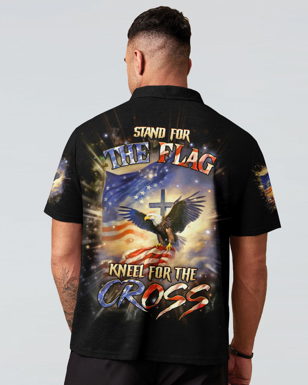 Stand For The Flag Kneel For The Cross Men's All Over Print Shirt - Yhhn2009241