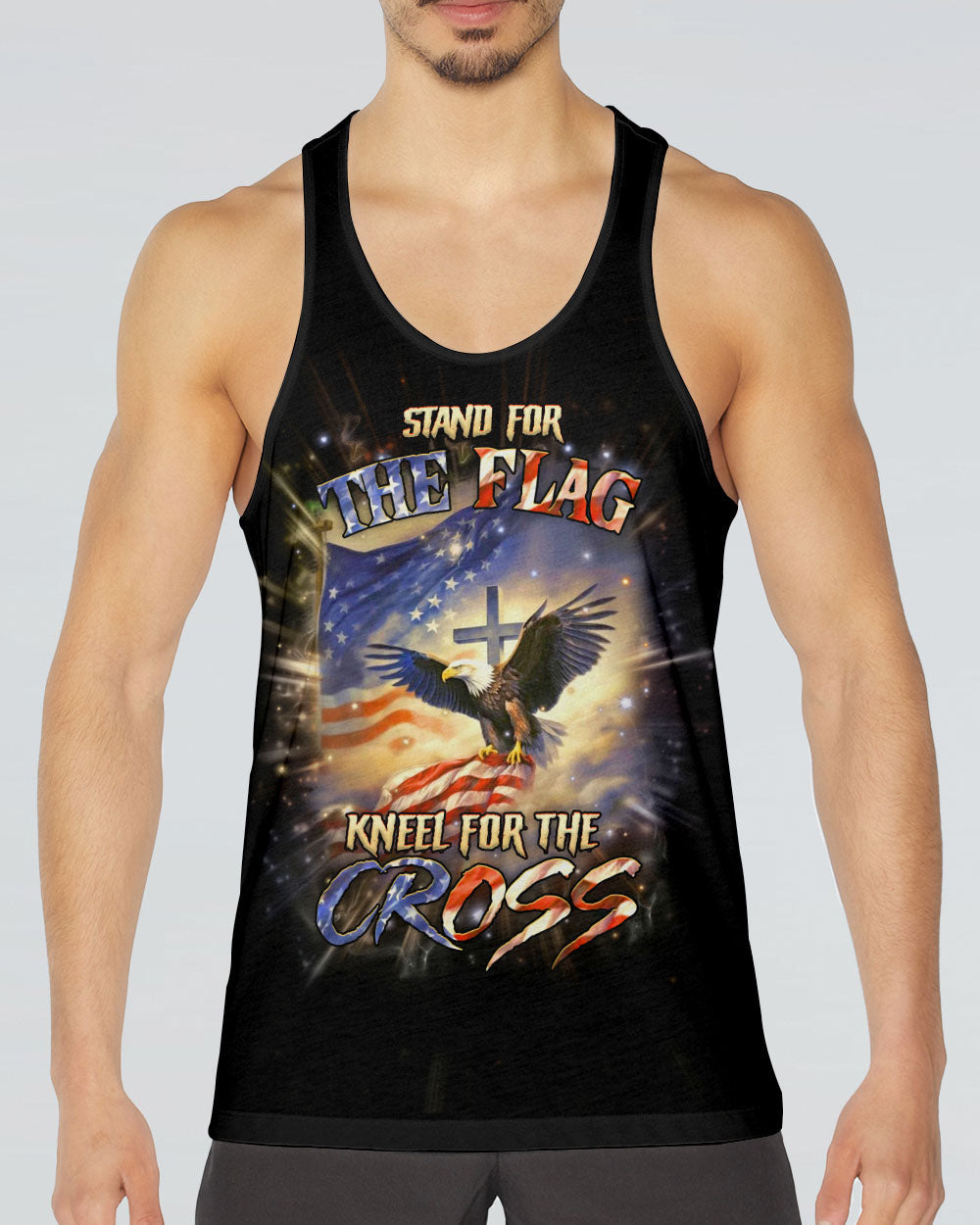 Stand For The Flag Kneel For The Cross Men's All Over Print Shirt - Yhhn2009241