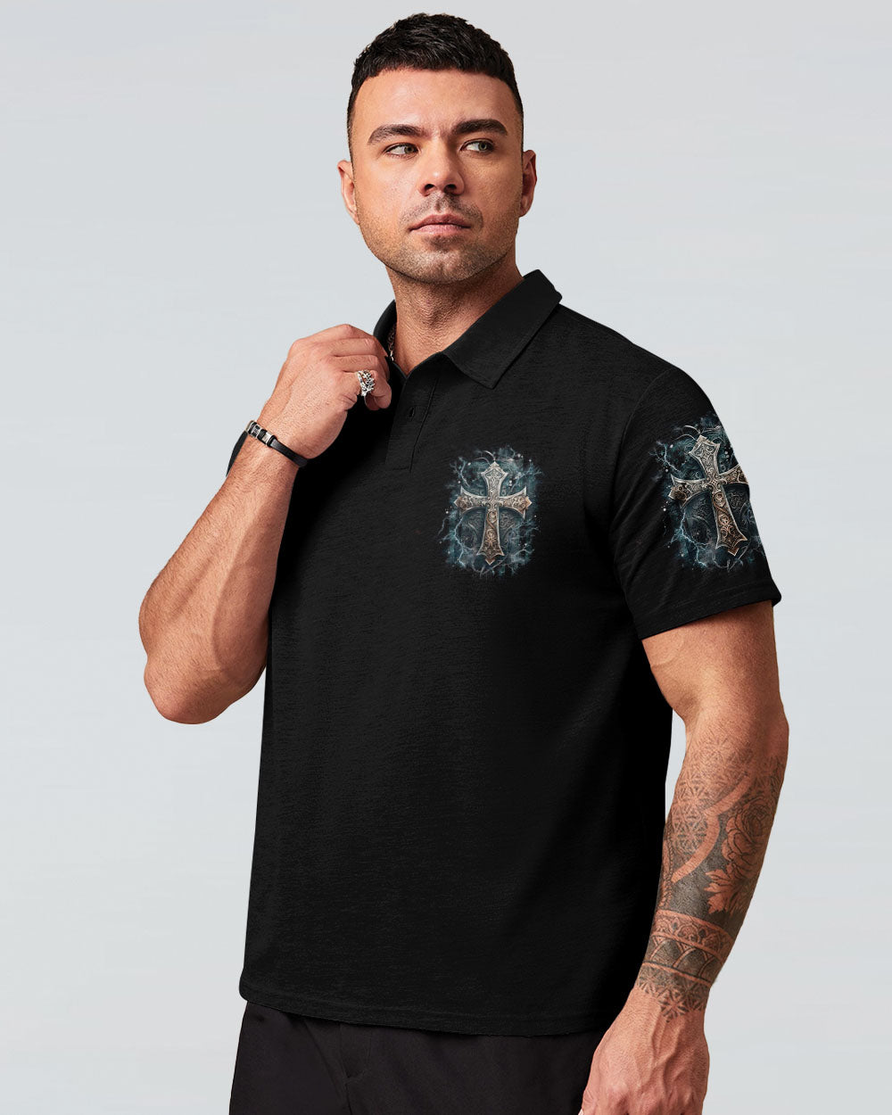 Stand For The Flag Kneel For The Cross Men's All Over Print Shirt - Yhhn2101251