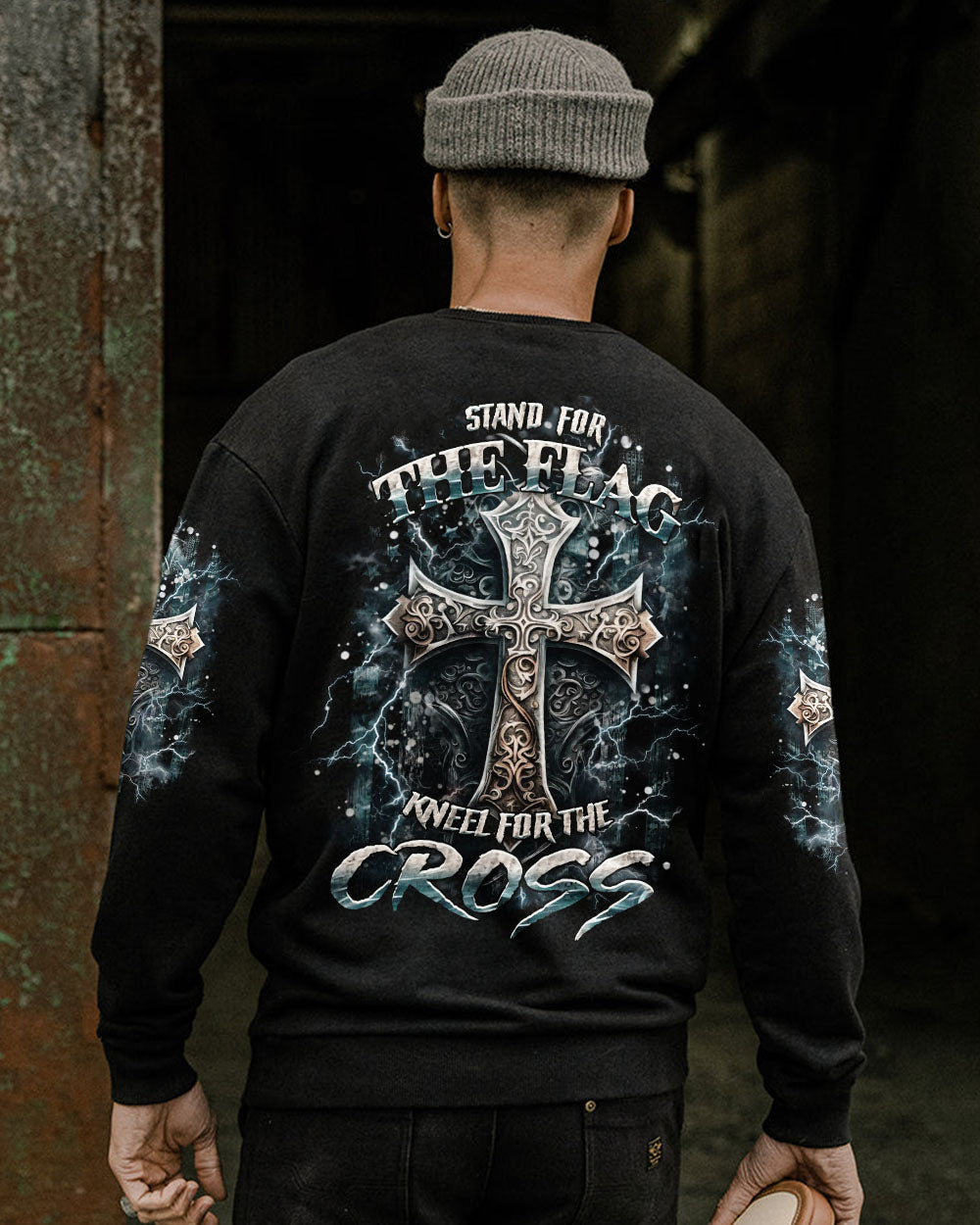 Stand For The Flag Kneel For The Cross Men's All Over Print Shirt - Yhhn2101251