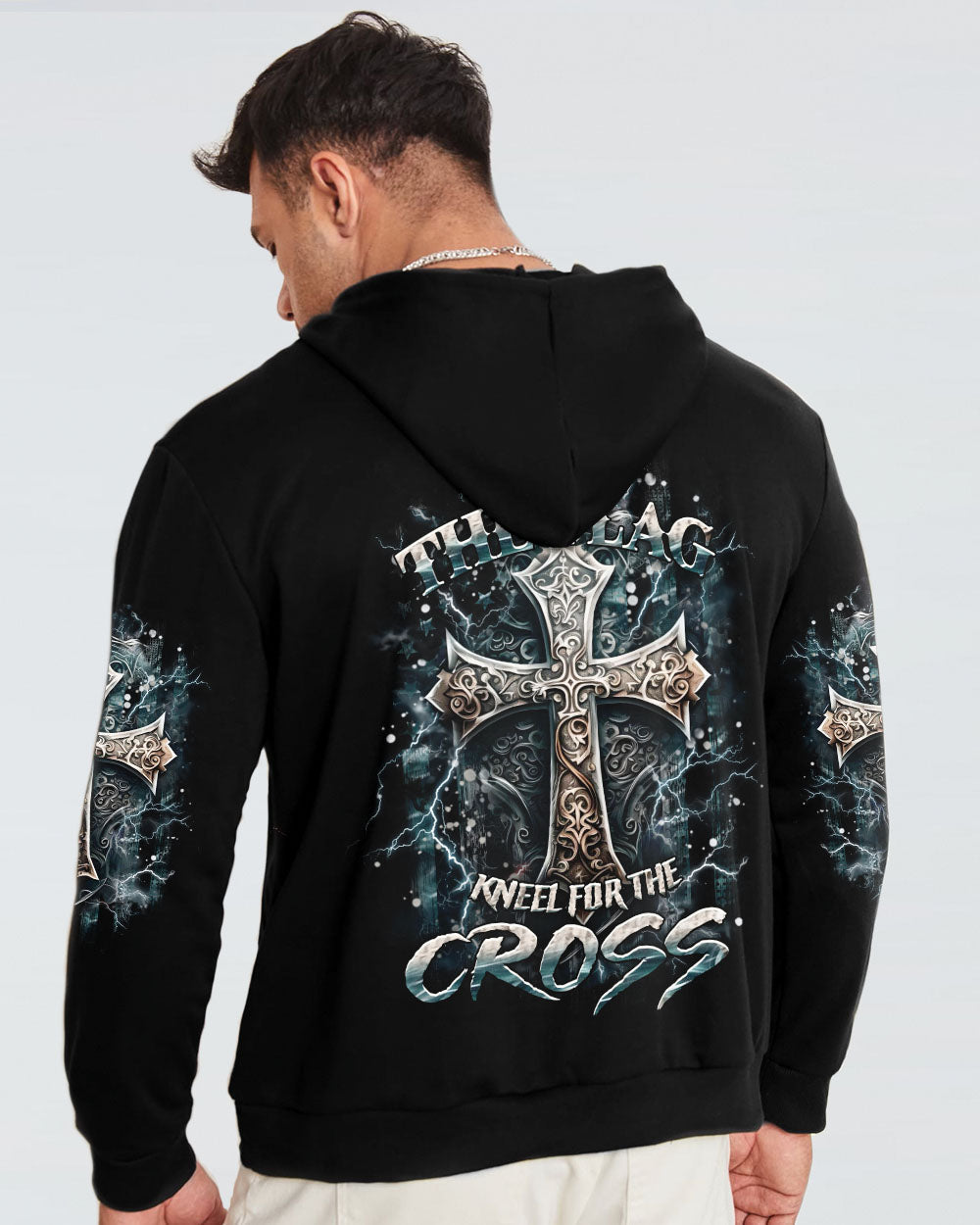 Stand For The Flag Kneel For The Cross Men's All Over Print Shirt - Yhhn2101251