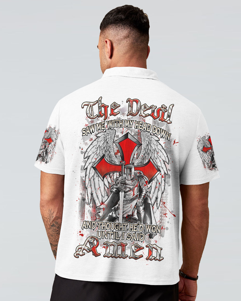 The Devil Saw Me With My Head Down Men's All Over Print Shirt - Yhhn2208243