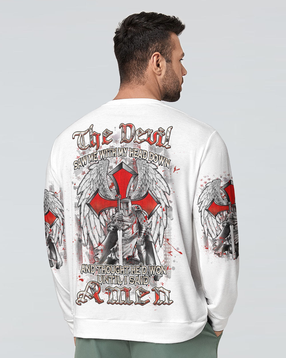 The Devil Saw Me With My Head Down Men's All Over Print Shirt - Yhhn2208243