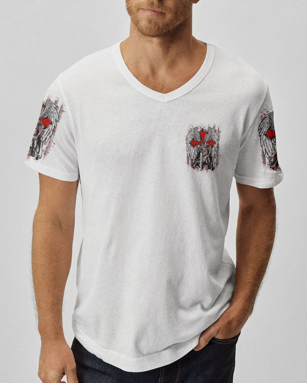 The Devil Saw Me With My Head Down Men's All Over Print Shirt - Yhhn2208243