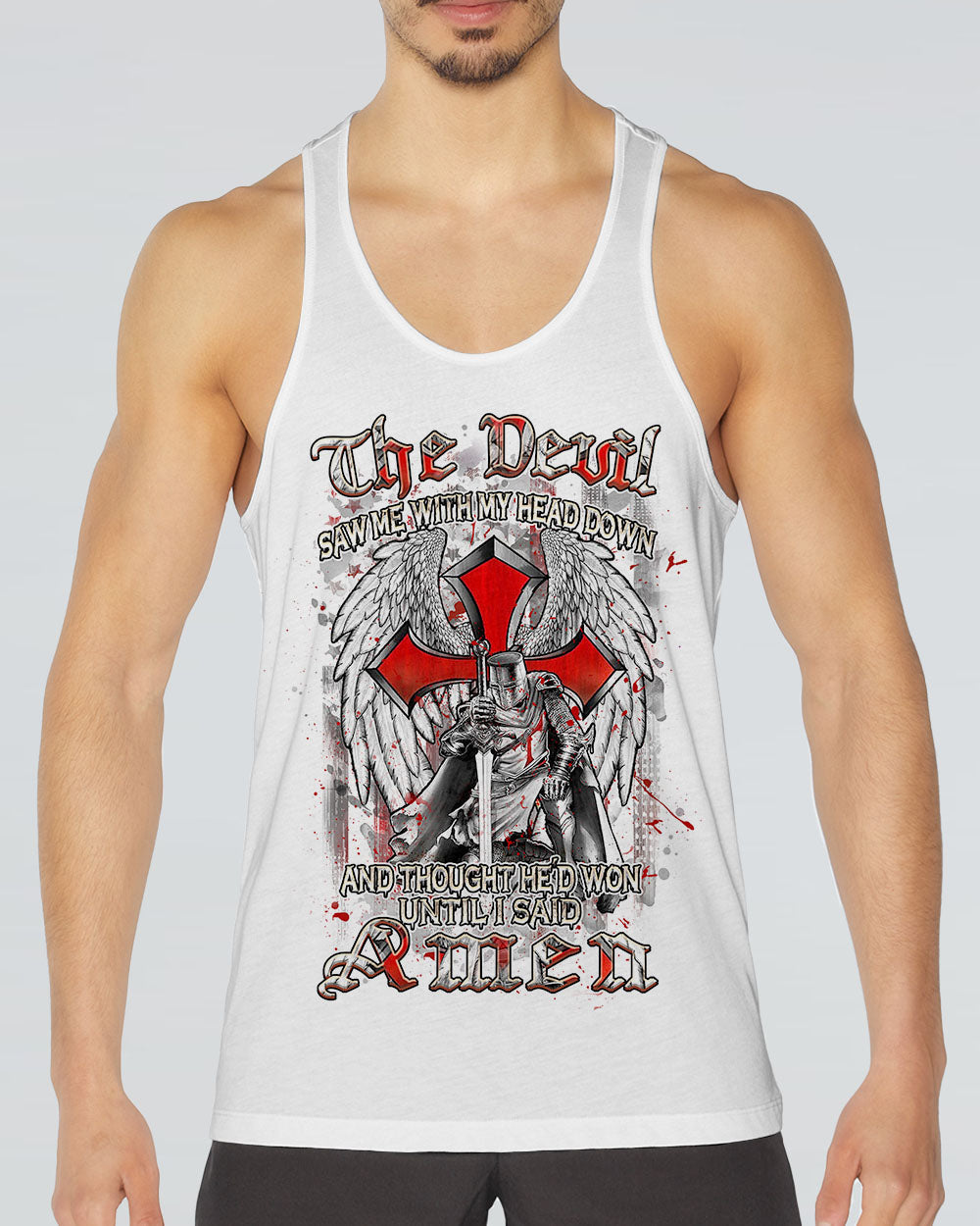 The Devil Saw Me With My Head Down Men's All Over Print Shirt - Yhhn2208243