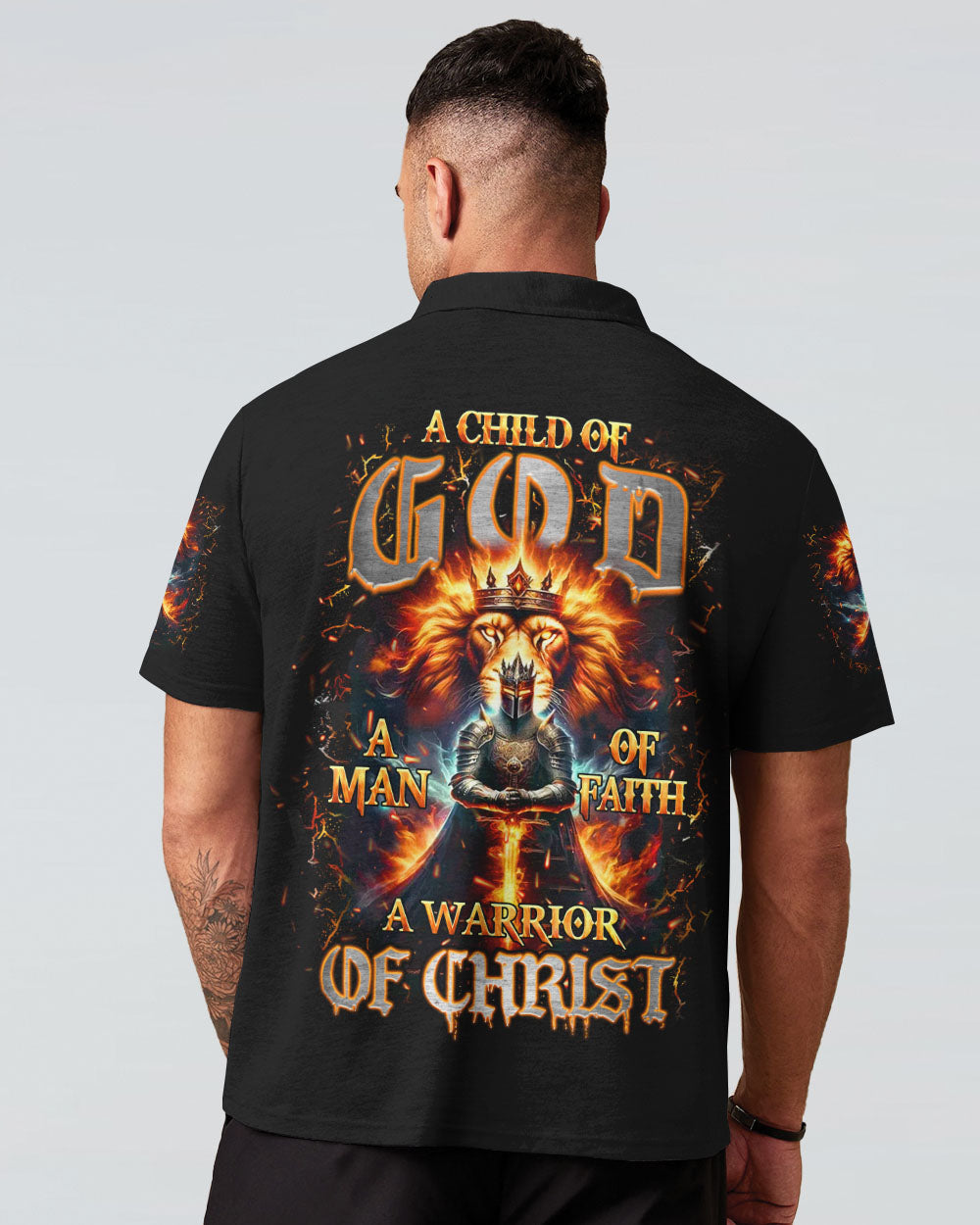 A Warrior Of Christ Men's All Over Print Shirt - Yhhn2308242