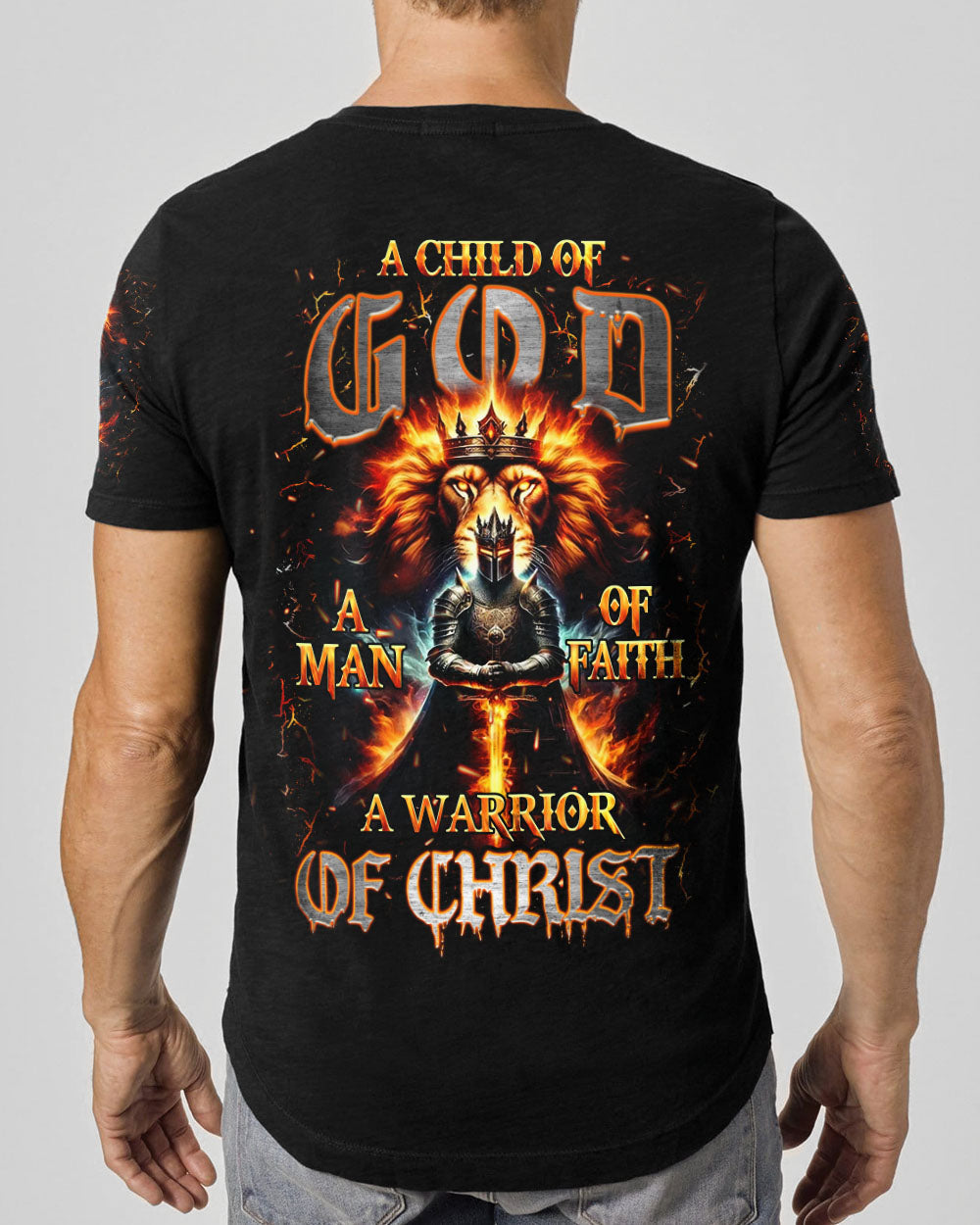 A Warrior Of Christ Men's All Over Print Shirt - Yhhn2308242