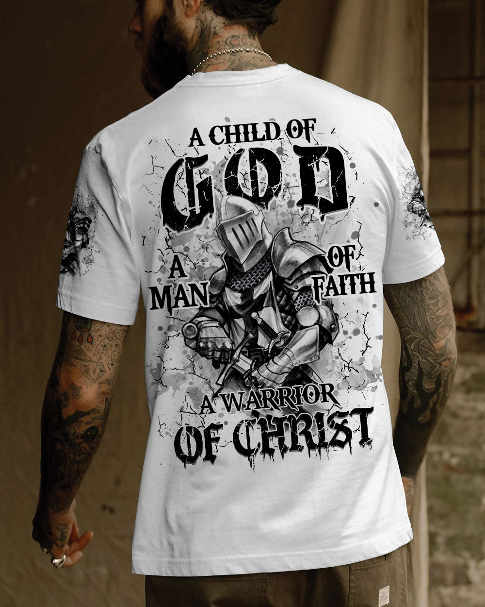 A Warrior Of Christ Men's All Over Print Shirt - Yhhn2507243