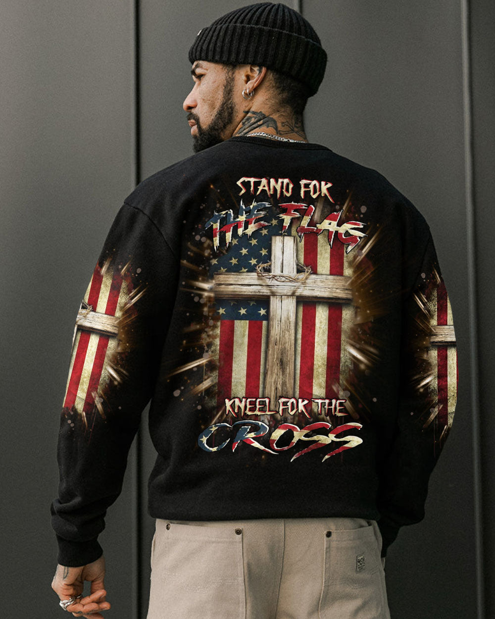 Stand For The Flag Kneel For The Cross Men's All Over Print Shirt - Yhhn2512244