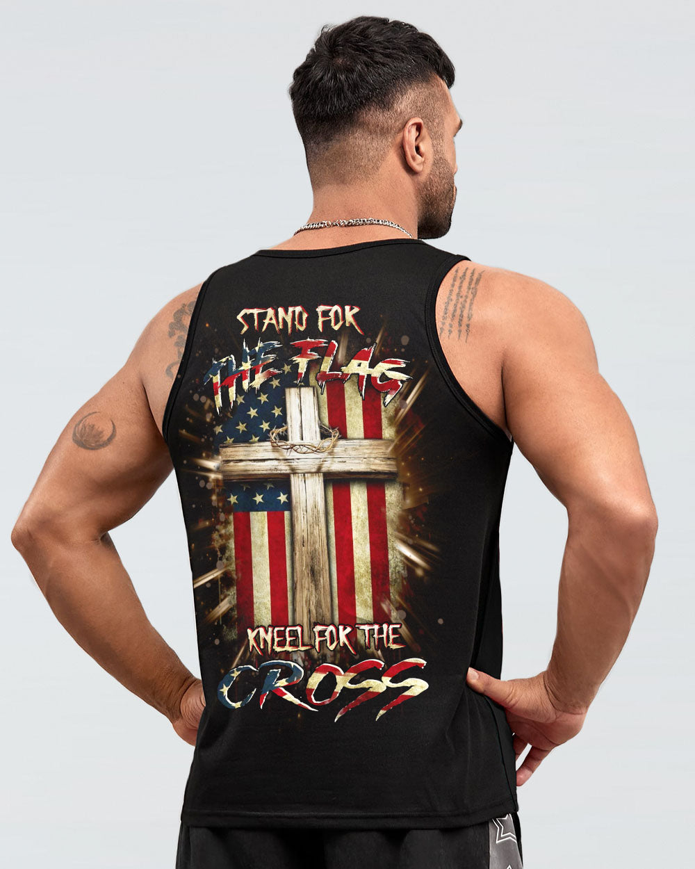 Stand For The Flag Kneel For The Cross Men's All Over Print Shirt - Yhhn2512244