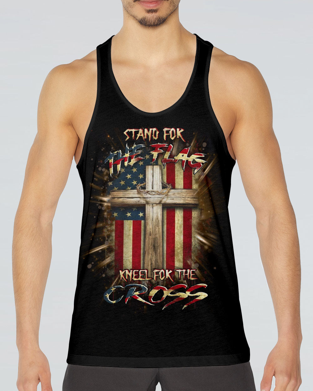 Stand For The Flag Kneel For The Cross Men's All Over Print Shirt - Yhhn2512244