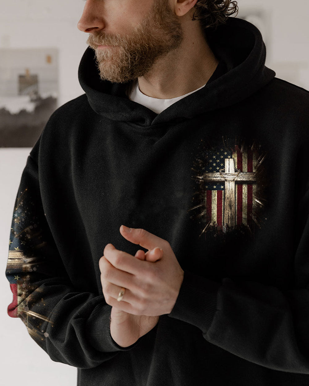 Stand For The Flag Kneel For The Cross Men's All Over Print Shirt - Yhhn2512244