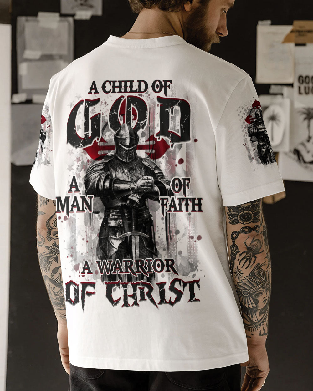 A Warrior Of Christ Men's All Over Print Shirt - Yhhn2608241