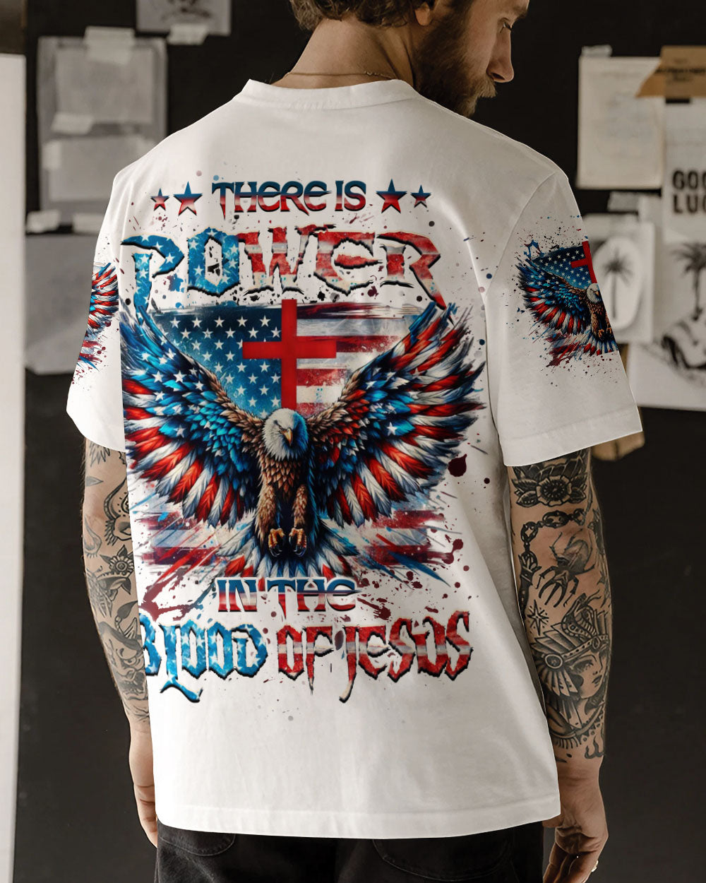 There Is Power In The Blood Of Jesus Men's All Over Print Shirt - Yhhn2709241