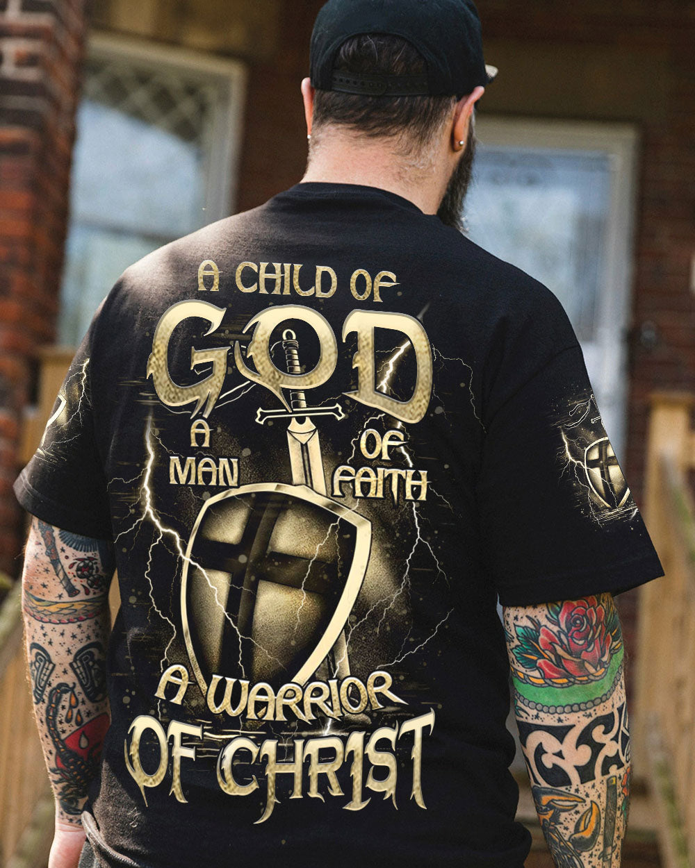 A Warrior Of Christ Men's All Over Print Shirt - Yhhn3009242