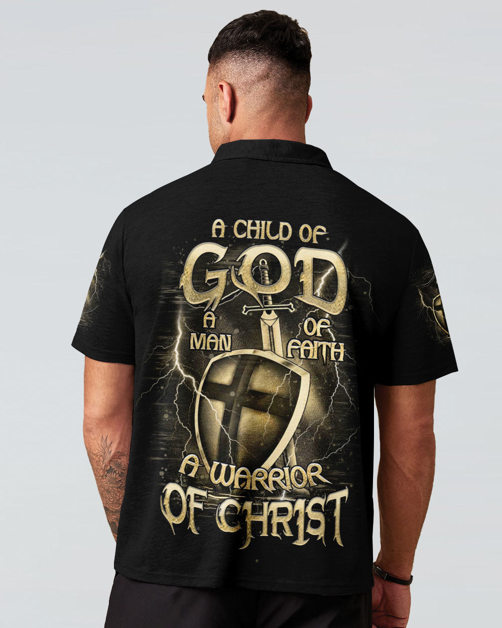 A Warrior Of Christ Men's All Over Print Shirt - Yhhn3009242