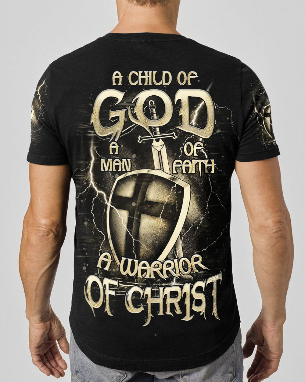 A Warrior Of Christ Men's All Over Print Shirt - Yhhn3009242