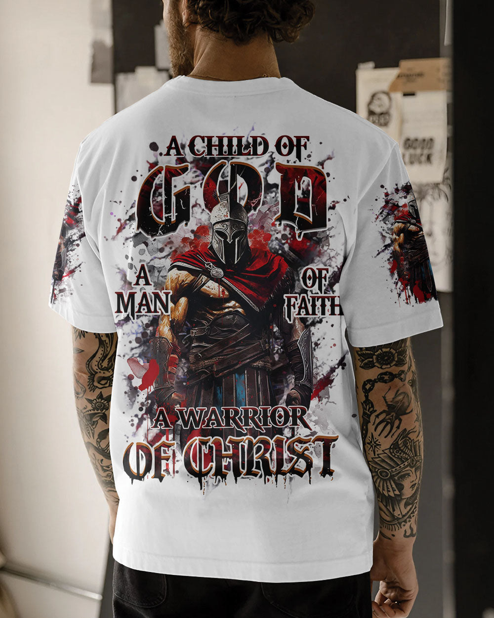 A Warrior Of Christ Men's All Over Print Shirt - Yhhn3012242