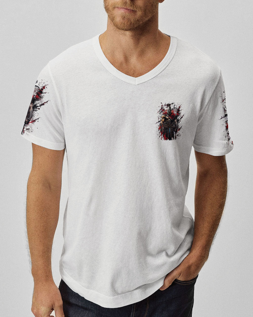 A Warrior Of Christ Men's All Over Print Shirt - Yhhn3012242