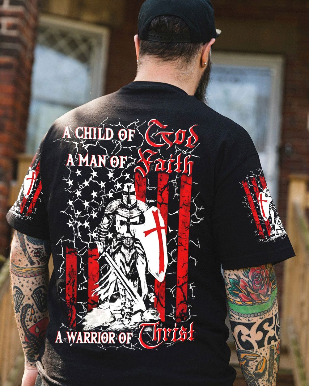 A Warrior Of Christ Men's All Over Print Shirt - Yhln0110243