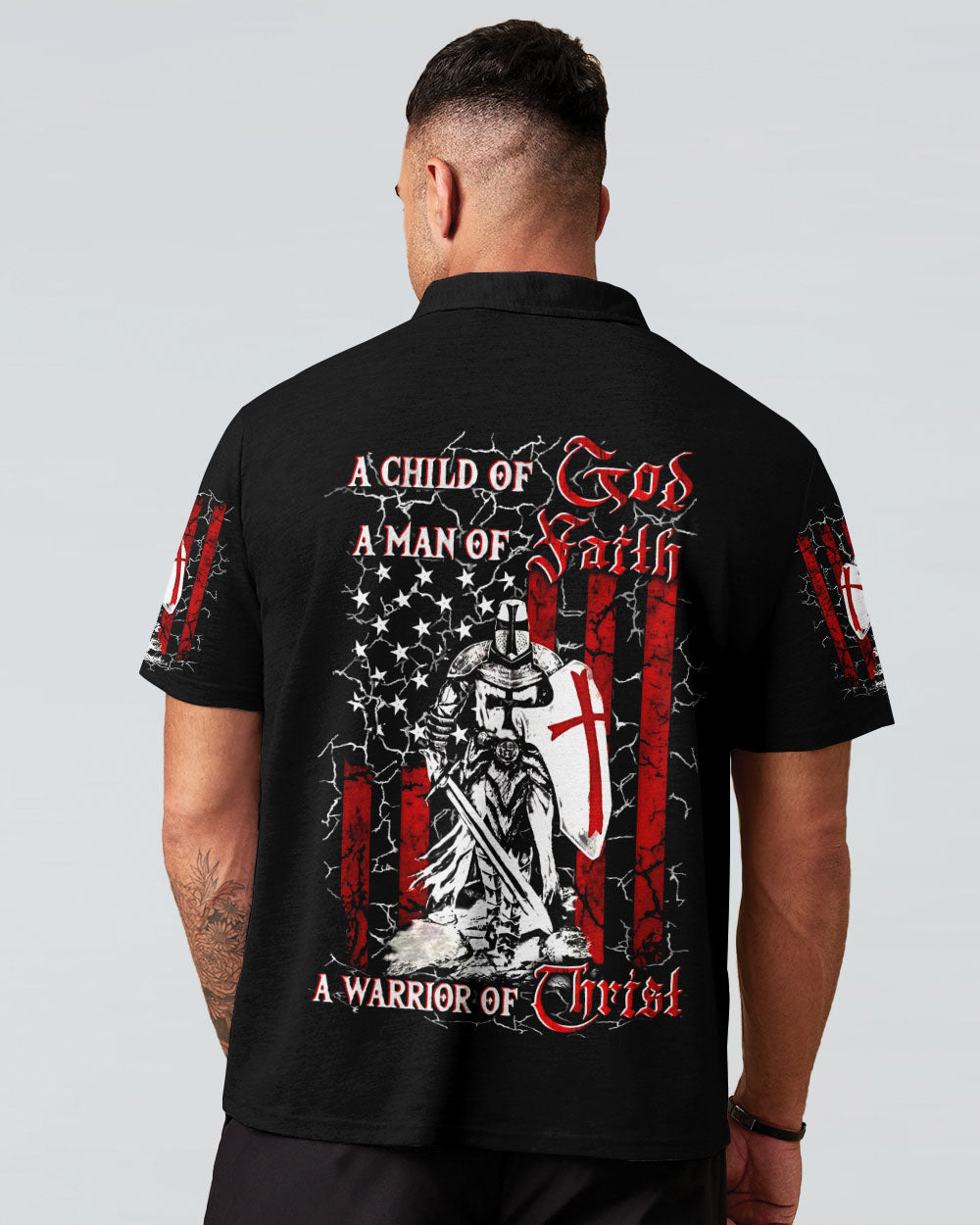 A Warrior Of Christ Men's All Over Print Shirt - Yhln0110243