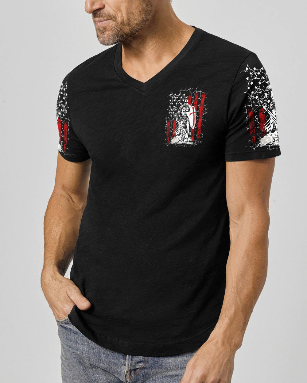 A Warrior Of Christ Men's All Over Print Shirt - Yhln0110243