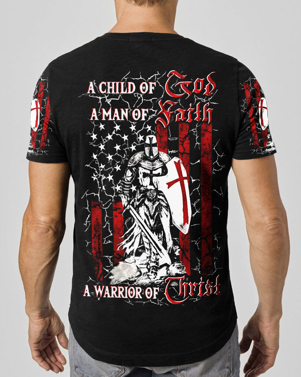 A Warrior Of Christ Men's All Over Print Shirt - Yhln0110243