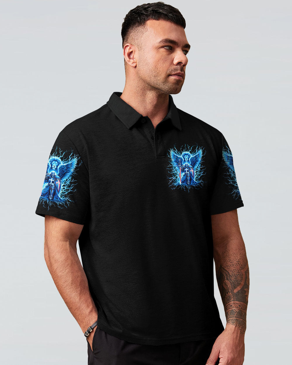 The Devil Saw Me With My Head Down Men's All Over Print Shirt - Yhln0111243