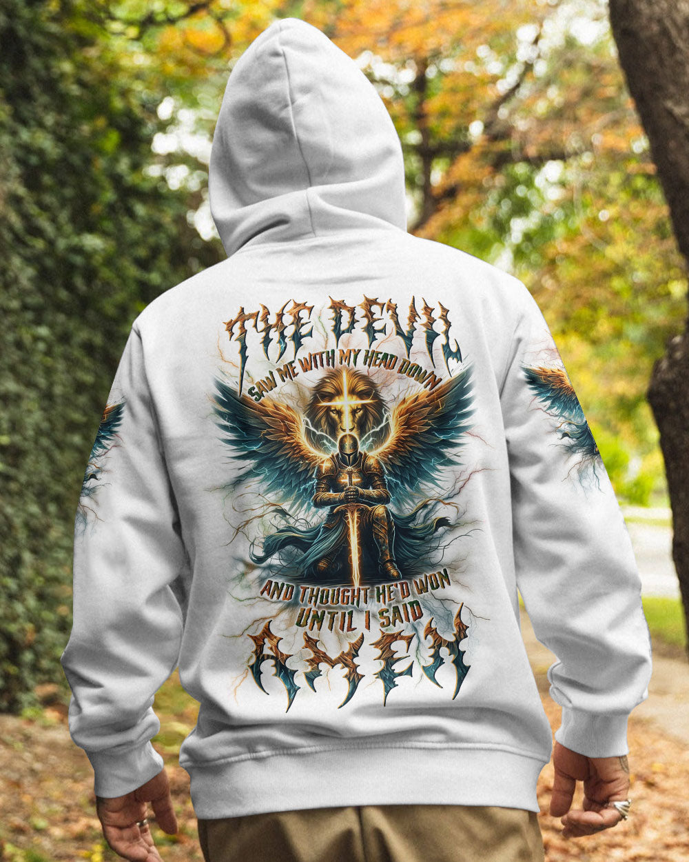 The Devil Saw Me With My Head Down Men's All Over Print Shirt - Yhln0212242