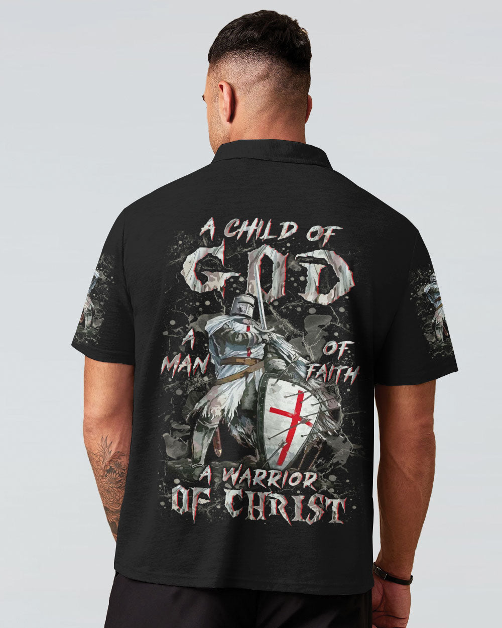 A Warrior Of Christ Men's All Over Print Shirt - Yhln0409243