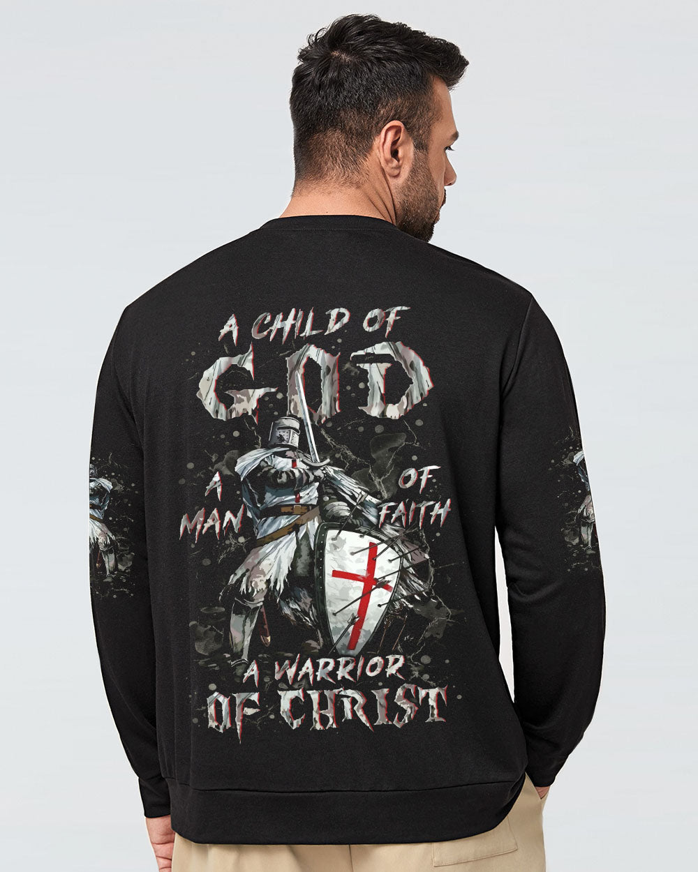 A Warrior Of Christ Men's All Over Print Shirt - Yhln0409243