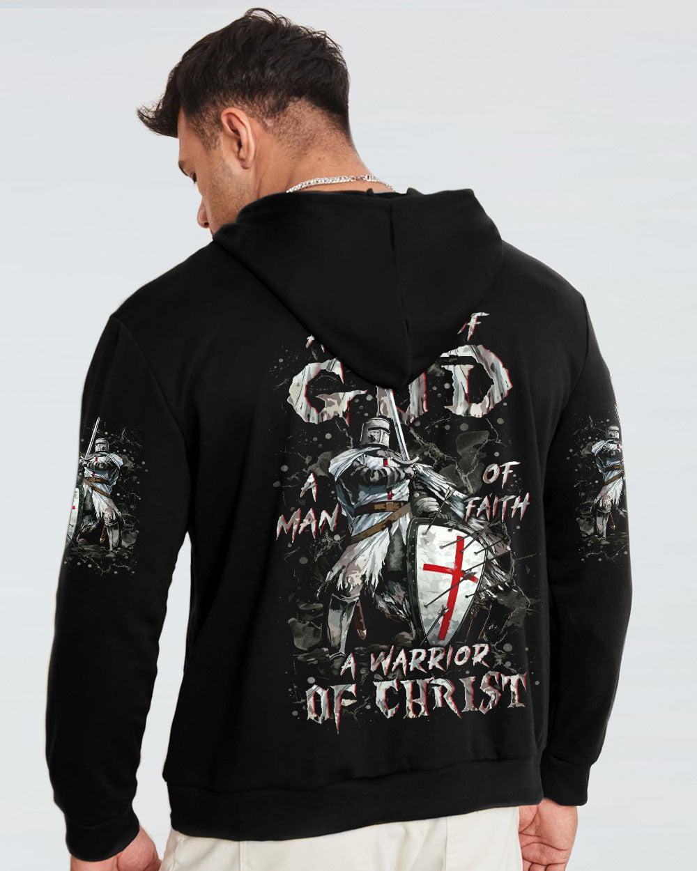 A Warrior Of Christ Men's All Over Print Shirt - Yhln0409243