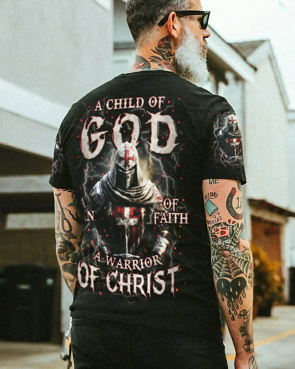 A Warrior Of Christ Men's All Over Print Shirt - Yhln0502253