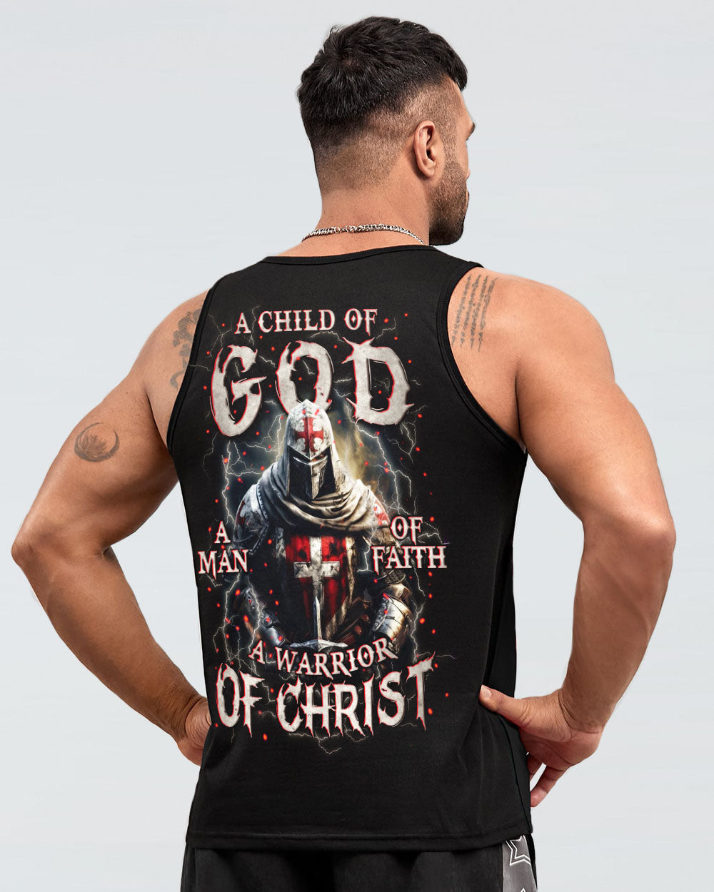 A Warrior Of Christ Men's All Over Print Shirt - Yhln0502253