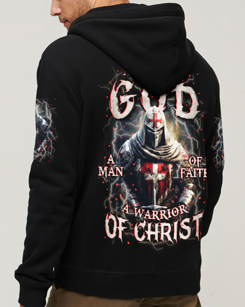 A Warrior Of Christ Men's All Over Print Shirt - Yhln0502253