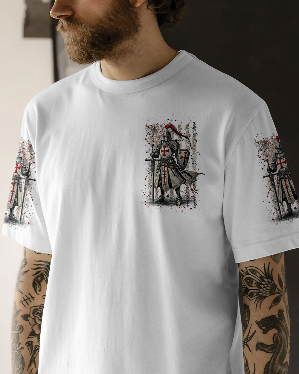 A Warrior Of Christ Men's All Over Print Shirt - Yhln0703253