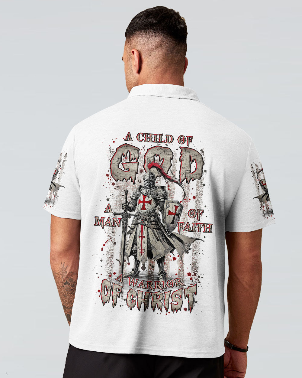 A Warrior Of Christ Men's All Over Print Shirt - Yhln0703253